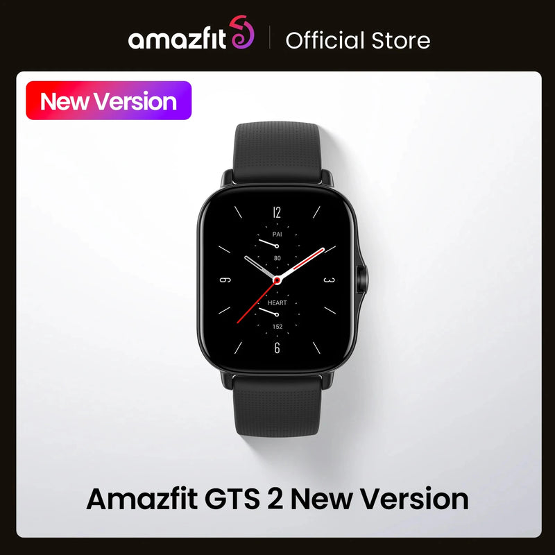 [New Version] Amazfit GTS 2 Smartwatch - Monitoramento completo de saúde e fitness, smartwatch com Alexa integrada, para telefones Android e iOS